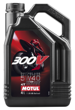 Motorový olej Motul 300V 4T Factory Line Road Racing 5W-40, 4L