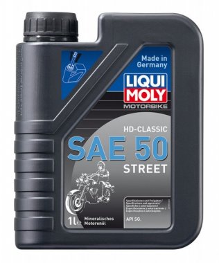 Motorový olej Liqui Moly Motorbike HD-Classic SAE 50 Street, 1L