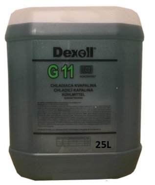 Chladicí kapalina Dexoll Antifreeze G11 (zelený), 25L