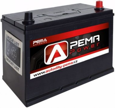 Autobaterie Pema Power 12V, 95Ah, 740A, pravá