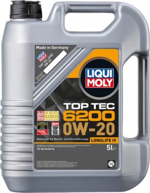 Motorový olej Liqui Moly Top Tec 6200 0W-20, 5L