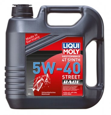 Motorový olej Liqui Moly Motorbike 4T Synth Street Race 5W-40, 4L
