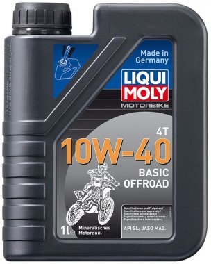 Motorový olej Liqui Moly Motorbike 4T Basic Offroad 10W-40, 1L
