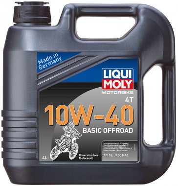 Motorový olej Liqui Moly Motorbike 4T Basic Offroad 10W-40, 4L