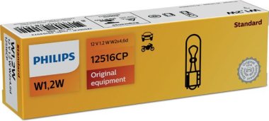 Žárovka Philips W1,2W, 12516CP