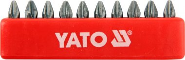 Bit křížový 1/4" PH2 x 25 mm 10 ks Yato YT-0475