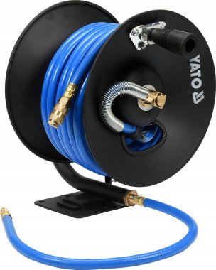 Naviják se vzduchovou hadicí PVC 10mm, 15m Yato YT-24240