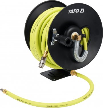 Naviják se vzduchovou hadicí PVC+NBR 9,5mm, 15m Yato YT-24241