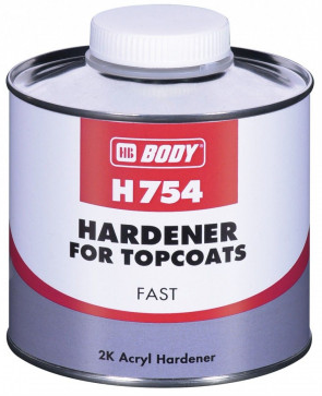 HB BODY H754 Hardener For Topcoats Fast, 500ml