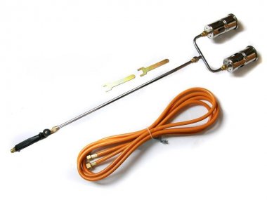 Dvojitý plynový hořák PB + hadice MAR-POL M78392
