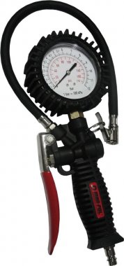 Pistole na hustění pneumatik s manometrem, velký budík MAR-POL M80699