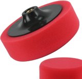 Leštící kotouč molitanový červený 150mm tloušťka 50mm s unašečem závit M14 MAR-POL M07912